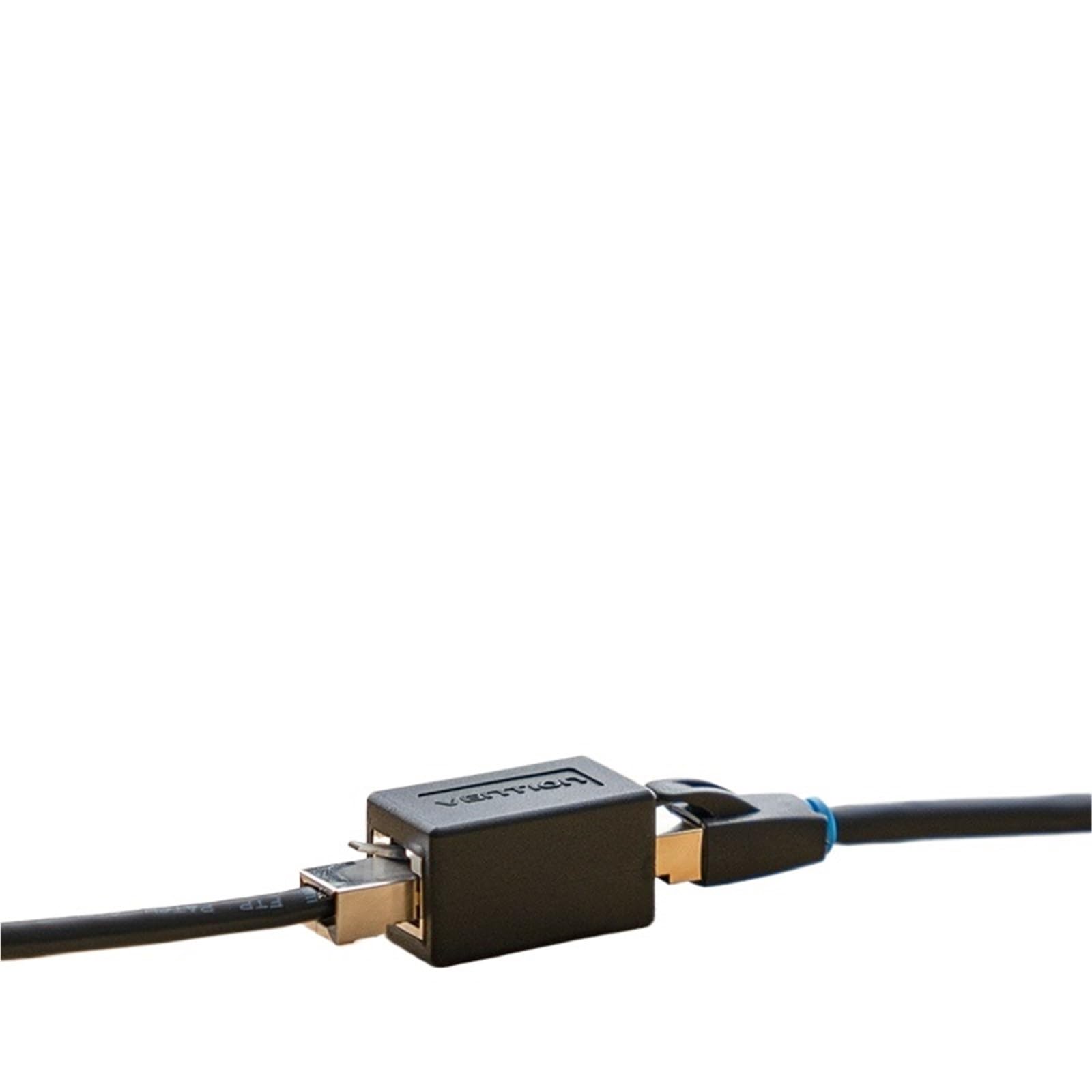 Rallonge réseau Ethernet RJ45 for câble Ethernet Cat6/Cat5e, adaptateur Gigabit femelle-femelle (10 pièces - Noir)