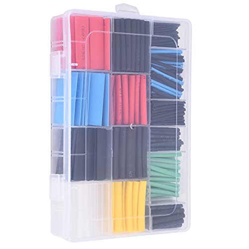 Electric Connection Tubes, 580Pcs Heat Shrink Tubing Kit Multiple Sizes ...