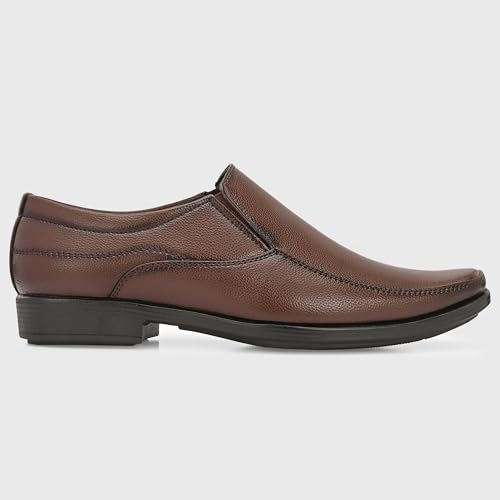 Image of Centrino Men's Formal Shoe | Cushioned Insole Comfortable Shoes | Trendy & Classic Design | Durable TPR Sole Footwear (8113)