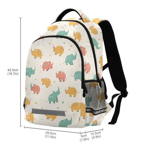 KLL Hippo Simple Minimalist Designed personalized backpack for kids with big bookbag for teen girls bolso escolar para adolecente3