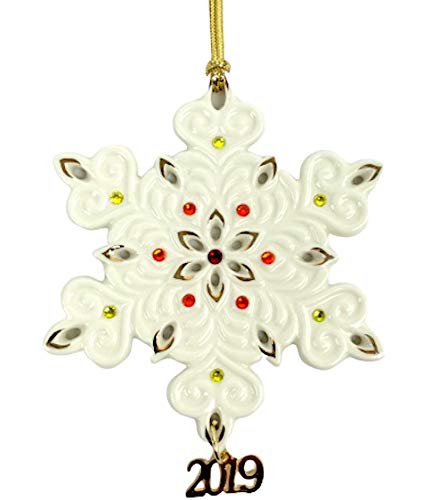 Flocon de neige Lenox 2019 décoration de Noël suspendue ornement de fête