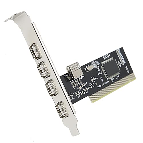 PCI Expansion CardPCI a USB2. Tarjeta de Expansión PCI a 4 Puertos USB2.0 HUB UN Convertidor de Alta Velocidad Accesorios PC Card Experience Data Expansión Rápida por VT6212L