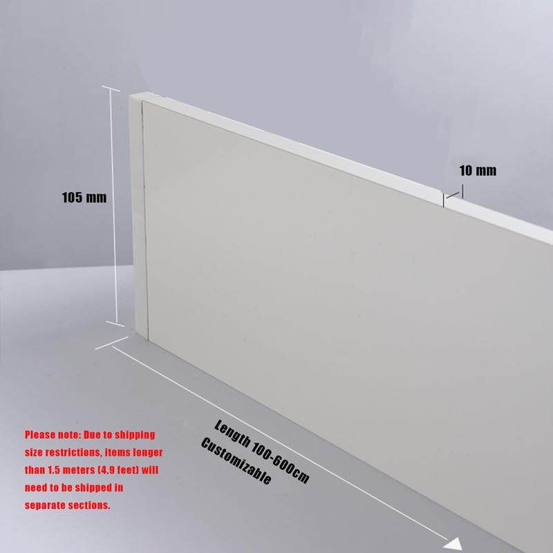 Marco de cenefa opaca de techo de 480 cm, cubierta de panel para puerta corredera 8