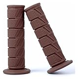 AICV Universal 7/8" 22mm Motorcycle Handle Grip Non Slip Rubber Throttle Grip for Motorbike Motocross Off Road E-Bike Scooter