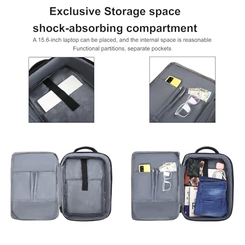 Image of IRMAO Large Capacity Classic Fashion Multi Functional Business Backpack Durable Daily Waterproof Travel Laptop Backpack (D HAND)