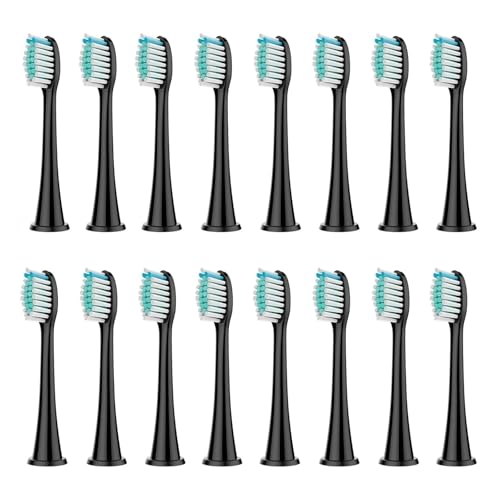 �݊���������܂��t�B���b�v�X �\�j�b�P�A�[ 8 �����u���V �w�b�h - DiamondClean HX3/HX6/HX9 �V���[�Y HX6064 �ɑΉ�(16Pcs Black)