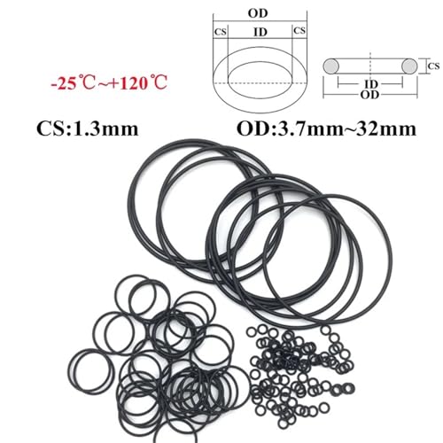 Joint torique CS 1,3 mm en caoutchouc de qualité automobile supérieure - 2