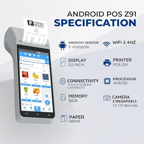 Image of Shreyans POS Billing Machine Terminal with Free Billing Software | 2GB Ram