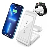 Support de chargement pour montre et téléphone : le chargeur n'endommagera pas l'écran ou le bord lors du chargement de l'appareil, offrant ainsi une charge sûre pour votre appareil, une station de charge pour plusieurs appareils