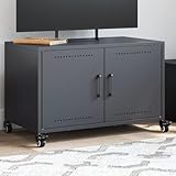 【Rangement Fonctionnel】 Les deux compartiments fermés permettent de ranger magazines, DVD, appareils multimédias et petits objets à portée de main. Cette organisation pratique contribue à maintenir un espace ordonné et à exploiter pleinement votre buffet salle a manger ou coin TV.