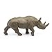 Papo Black Rhinoceros Toy Figure, Gray