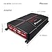 Pioneer GM-A6704 4-Channel Car Amplifier – 1000W Max, Class AB, Bridgeable Design, Bridgeable, High-/Low-Pass Filters