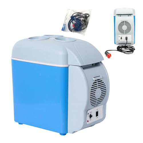 Caja aislada para coche, cajas aislantes para coche, caja térmica de 7,5 l, portátil para camión, furgoneta, caravana, barco, portátil, aislante, contenedor eléctrico de gran capacidad
