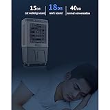 Evaporative Cooler Air Conditioner 3 Speeds, Swamp Cooler for Cooling, 6 Ice Packs, Evaporative Air Cooler for Room Outdoor - Image 7