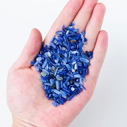 Kyanite bleue pierres concassées naturelles 3-5mm pour déco et paysagisme 500g - 4