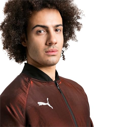Image of Puma Men's Nylon & Net Standard Length Solid Jacket