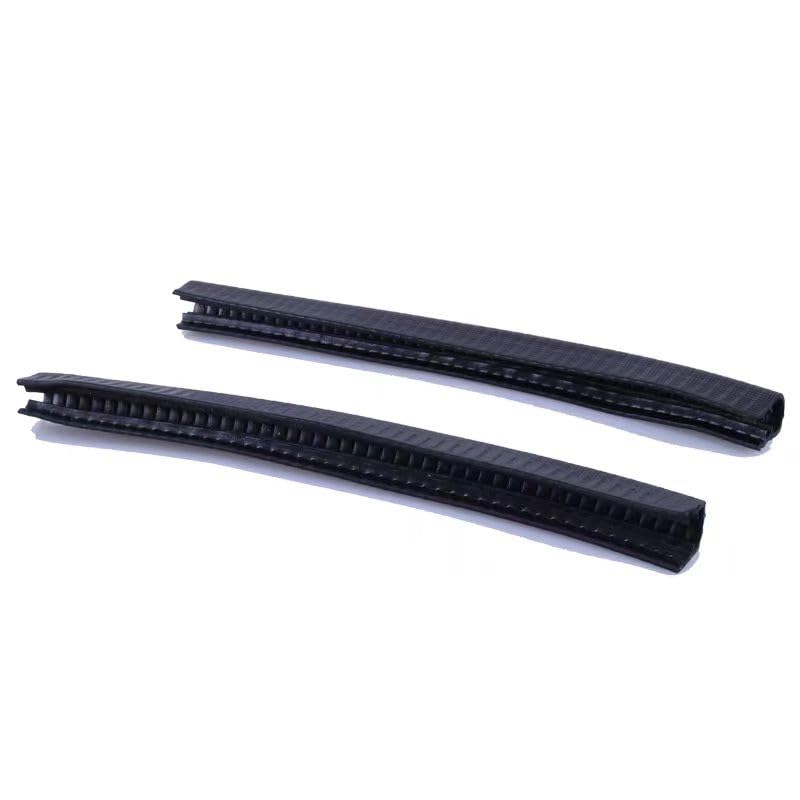 Skateboard Deck Guards Protector, Longboard Edge Protection,Deck Bumper Strip, Durable Shock Absorbing Rubber Cover with Grip Nose Guard and Tail Guard for Kids,Youths,Beginners 2 Pack