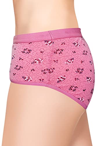 Image of LADY CARE , Panties, Under WEAR, for Women's, Medium Elastic, 3PC Combo Pack, Multi Colour Print, Size M, L, XL, 2XL, 3XL, 4XL, 5XL