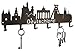 Produktbild steelprint.de Schlüsselbrett/Hakenleiste * Skyline Deutschland * - Schlüsselboard Europa, Schlüsselleiste, Metall - 6 Haken