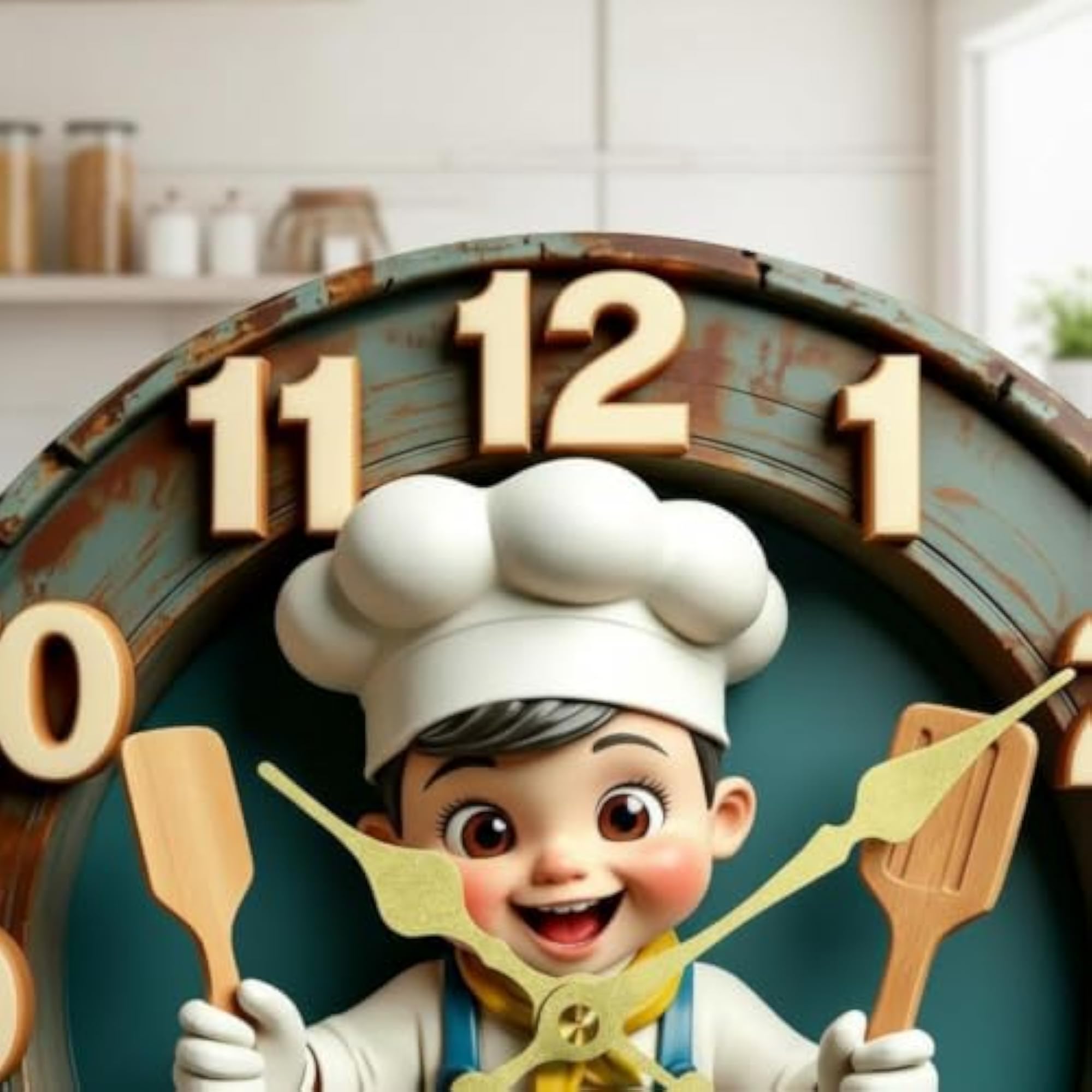 2D Wall Clock Light Luxury Silent Wall Clock