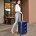 TILYMOL Luggage Sets 3 Piece with Spinner Wheel, Hardside Suitcase Set with TSA Lock, Expandable Lightweight Travel Luggage for Men and Women, Blue