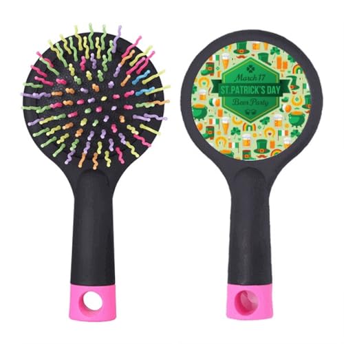Brosse à cheveux démêlante St Patrick cadeau original bière