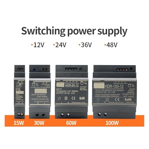 Alimentation à découpage haut rendement HDR-30 24V ajustable 5V 12V 48V - 3