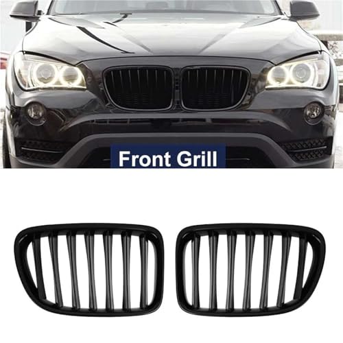 Grille calandre avant noire brillante pour BMW Série X1 E84 2009-2016 - 2