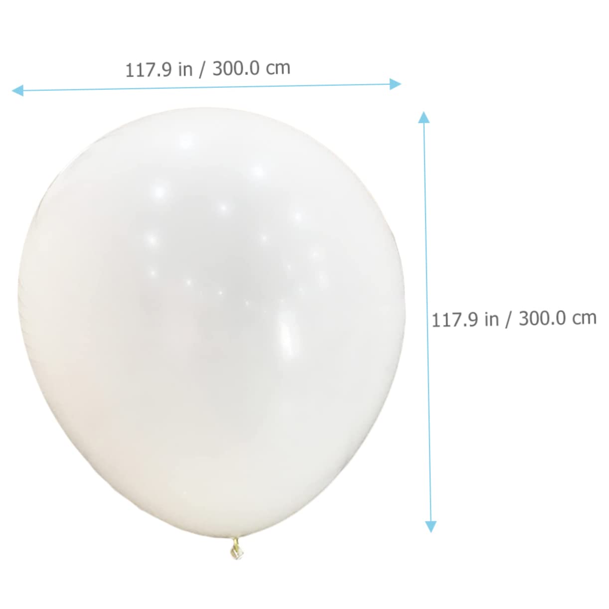Palloncino Gigante Bianco Rotondo Palloncini Grandi in Lattice Palloncini Jumbo Decorazione Festa