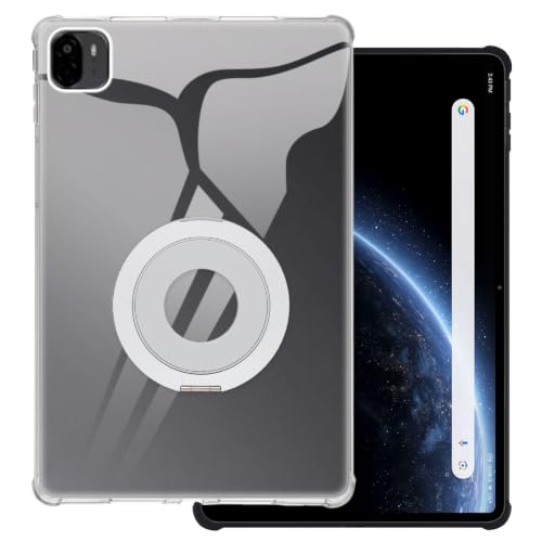 Funda Alldocube Ultra Pad U1380 transparente con soporte de mango para escritorio