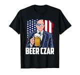 Tom Homan Border Czar Beer Czar America Funny 4th of July T-Shirt