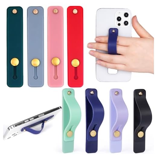 8 Pcs Phone Holder Stand, Telescopic Phone Grip Holder Stand, Adjustable Holder for Hand, Multicolor
