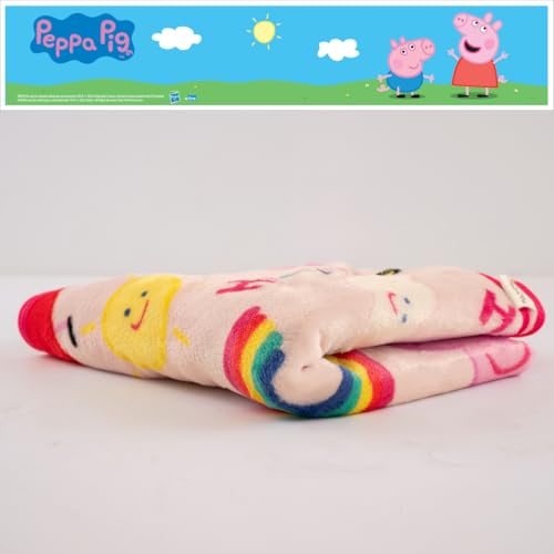 Image of Peppa Pig Kids Bedding Super Soft Cozy Silk Touch Throw, 40 in x 50 in, (Officially Licensed Product) By Franco