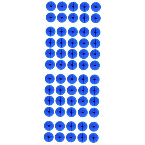 SUPVOX Nariz de Payaso de Esponja Azul 50 Unidades Talla Única para Disfraces, Fiestas y Cosplay, Accesorio Divertido y Reutilizable Adultos