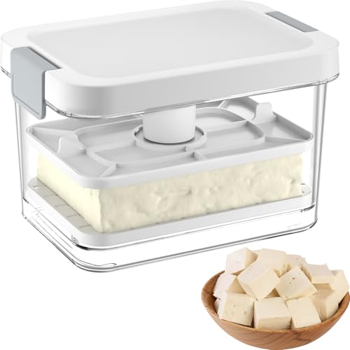 Tofu Press Kit for Firm or Extra Firm Tofu Adjustable Tofu Presser Kit for Quickly Pressing Out Water from Tofu Efficient Tofu Pressing - Ideal for Meal Prep
