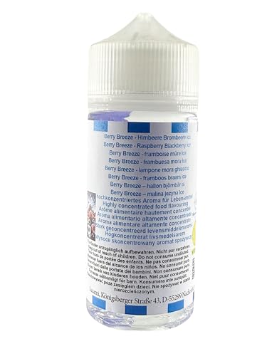 Arôme framboise mûre Ice Berry Breeze Sasami 100 ml pour e-liquide DIY