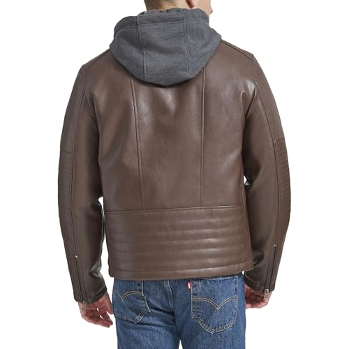 Image of Levi's Men's Faux Leather Racer Jacket