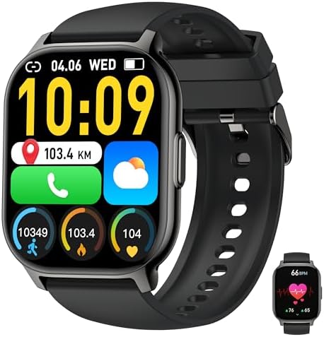 Zreal Smart Watch with Bluetooth Calls & Text, 2.1