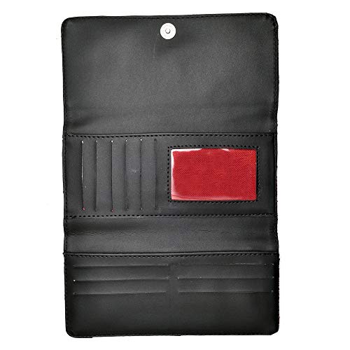 KIT TIPO BOLSA SACOLA NECESSERIE E CARTEIRA (Preto) Luma Ventura