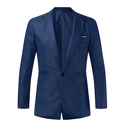 Mens 2 Piece Slim Fit Suit Set, 2 Button Blazer Jacket & Pants, Business Wedding Party Prom Suit for Men, Complete Outfits4