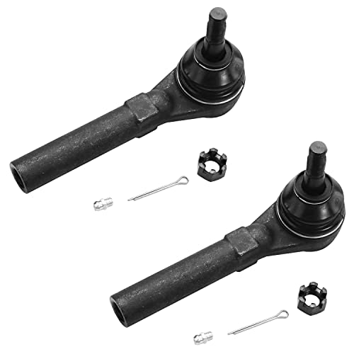Image of Detroit Axle - 4pc Front End Suspension Kit for Chrysler Town & Country Dodge Grand Caravan Ram C /V Volkswagen Routan, 2 Lower Control Arms 2 Outer Tie Rod Ends Replacement