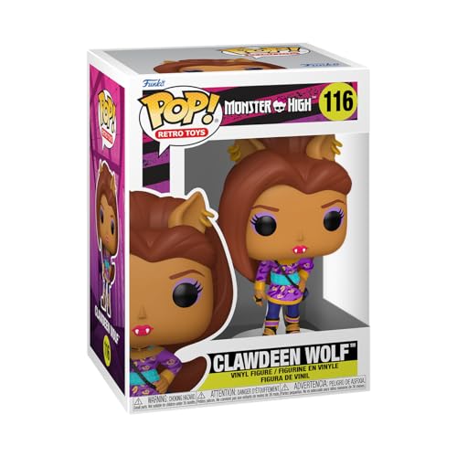 Funko Pop! Vinyl: Monster High - Clawdeen Wolf - Figura de Vinilo Coleccionable - Idea de Regalo- Mercancia Oficial - Juguetes para Niños y Adultos - TV Fans - Muñeco para Coleccionistas y Exposición