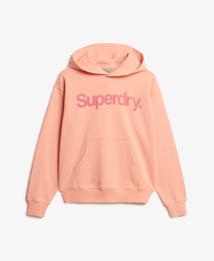 Superdry Sweat à capuche Core City pour femme avec logo