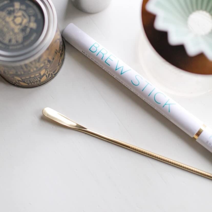 KRUVE Coffee Brew Stick, 8.6 Inch Stainless Steel (Gold) for Agitating Grounds During Brewing with Coffee Stirrers - Image 2