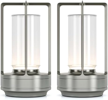 <h4>Rechargeable LED Table Lamp Set</h4>