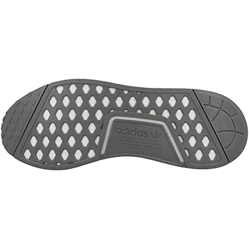 Image of adidas Originals Men Knit NMD R1 PRIMEBLUE Casual Shoes, FTWWHT /CBLACK /GRETHR, UK-7