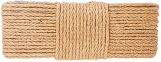 Plauauyt 50M 6mm Hemp Rope Decorative Hemp Rope Sisal Rope Thick and Thin Rope Handmade DIY Hemp Rope Claw Rope