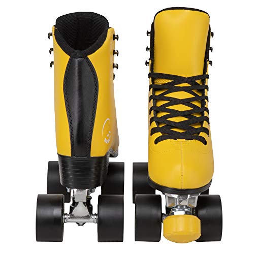 C Seven C7Skates Dark Magic Quad Roller Skates (Queen Bee, Women's 6 / Youth 5 / Men's 5) #TOP5