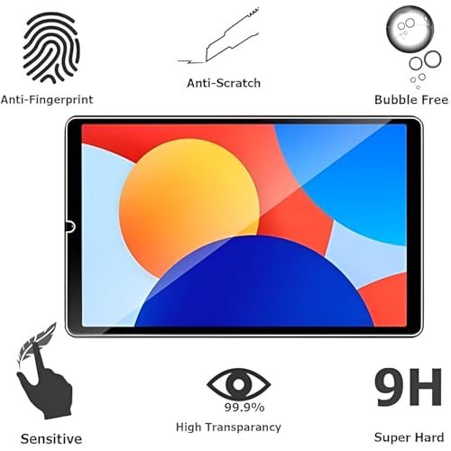 Image of Tempered Glass Screen Protector for Xiaomi Redmi Pad SE 4G 2024 (8.7 Inch) [Scratch Resistant] [Easy Installation] [Bubble Free] [1-Pack]