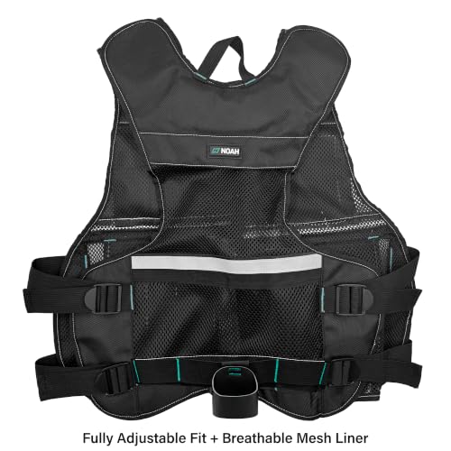 N NOAH Tool Vest 2nd Gen with Multiple Pockets, Reflective, Black by N NOAH - Used condition - Image 5